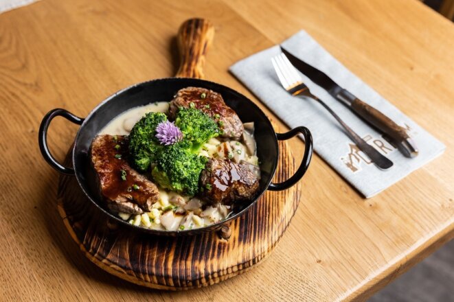 Steak in der Dorfalm