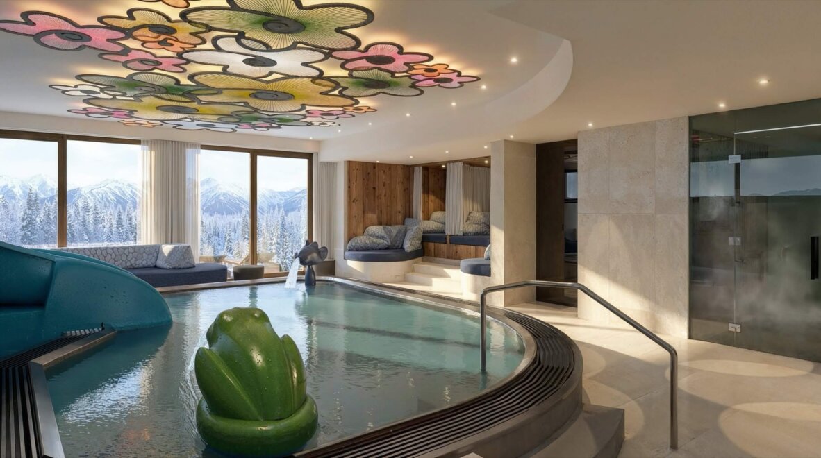 Poolbereich im Schiefergut Flachau