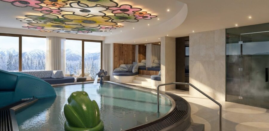 Poolbereich im Schiefergut Flachau