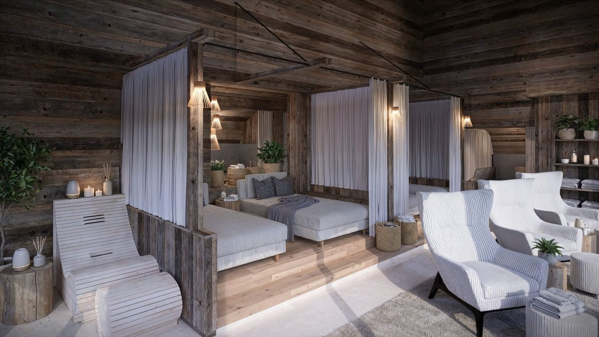 Ruhebereich im Schiefergut Family Resort 4-Sterne Hotel in Flachau