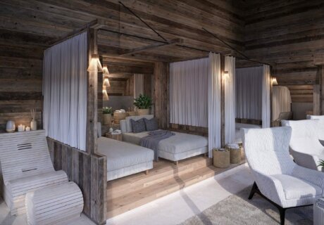 Ruhebereich im Schiefergut Family Resort 4-Sterne Hotel in Flachau