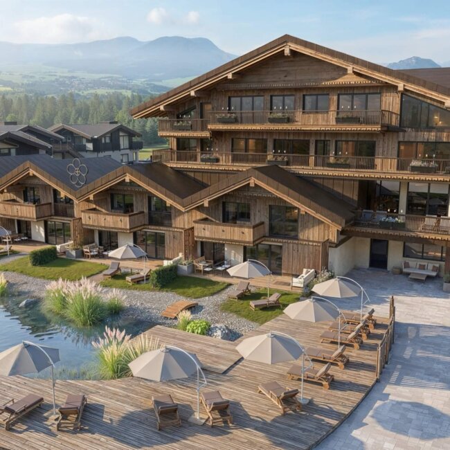 Das Schiefergut Family Resort 4-Sterne Hotel in Flachau im Sommer